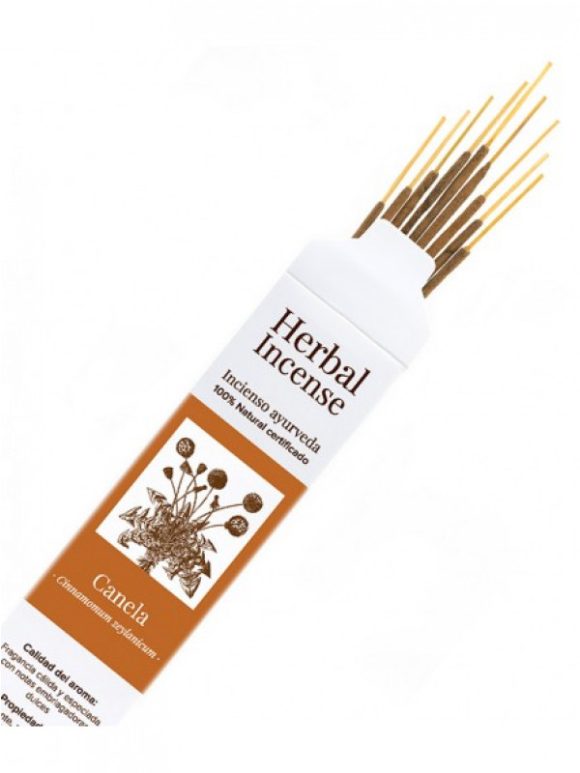miherbolaria incienso ayurvedico canela 12 unidades bio bioaroma 600x800