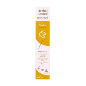 miherbolaria incienso ayurvedico sandalo ecologico 12 varillas bioaroma