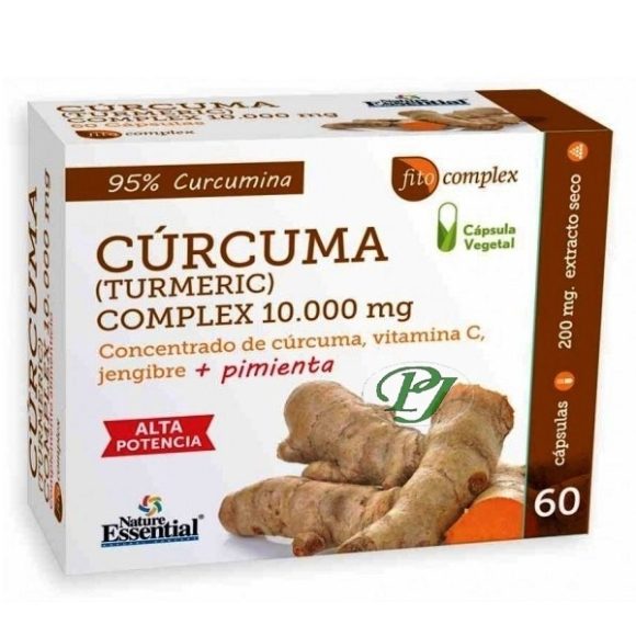miherbolaria [0500765] Curcuma 60 Cápsulas 10000 Mg Nature Essential