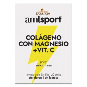 miherbolariacolageno con magnesio vitc sabor fresa 20 sticks amlsport