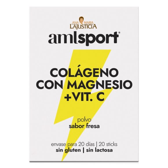 miherbolariacolageno con magnesio vitc sabor fresa 20 sticks amlsport