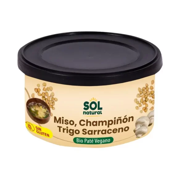 miherbolariapate vegano miso champinon trigo sarraceno bio 125 g sol natural
